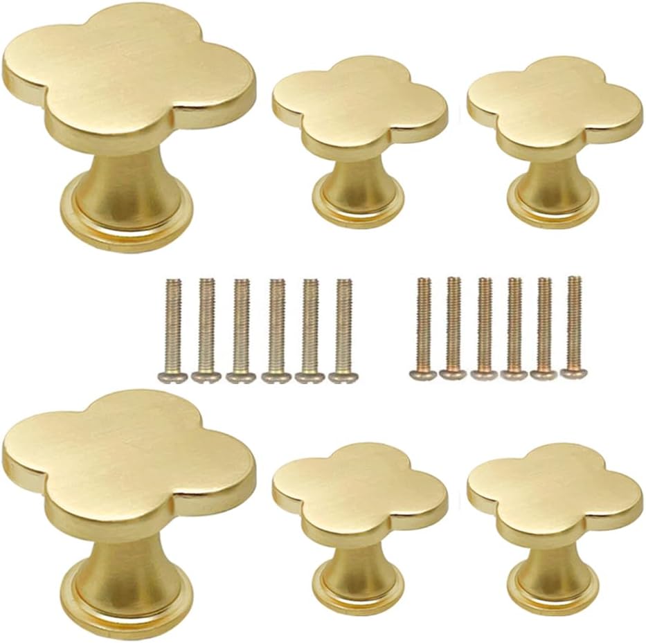 Knob Handles, Door Knobs, Pull Handles, Drawer Handles -Pack of 6 pcs Knob Handles, Door Knobs, Pull Handles, Drawer Handles -Pack of 6 pcs